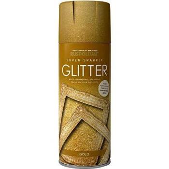 Rustoleum Super Sparkly Glitter Spray Paint, Gold