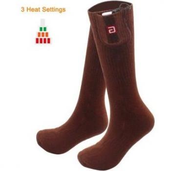 QILOVE Rechargeable Heating Socks for Men and Women