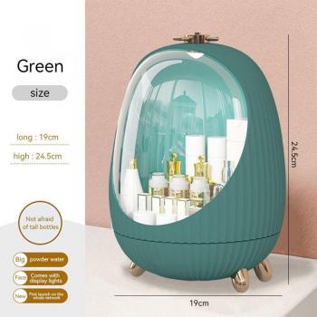 Egg-Shaped Makeup Storage Container