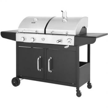Bocina de Asado “Western Duo” – Gas & Carbón, Negra