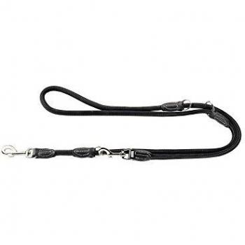 Hunter Piombo Regolabile Round & Soft Hunting Nero – Cane – Collare + Guinzaglio