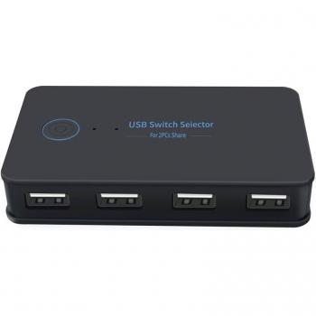 Dispositivo Selector USB 4 Entradas, 2 Salidas