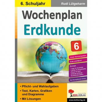KOHL Verlag Wochenplan Erdkunde / Klasse 6