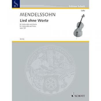 Lied ohne Worte D-Dur: op. 109. Violoncello (Viola) und Klavier. (Cello-Bibliothek)