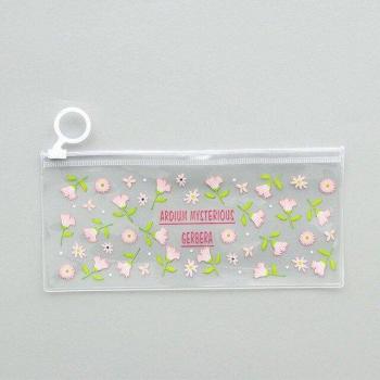 Mysterious Floral Stationery Storage Bag