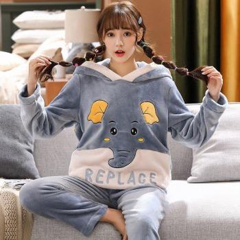Camisón Grande para Invierno con Motivo de Elefante