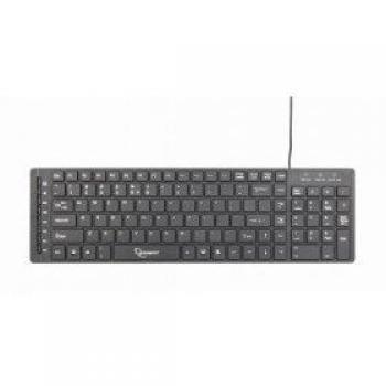 Schwarze Gaming-Tastatur Gembird KB-MCH-01-DE (kabelgebunden)