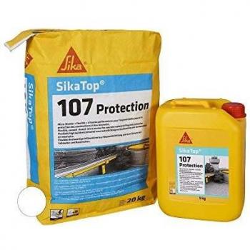 Blanc Sika Schutzmikromörtel Top 107, 25 kg Weiß