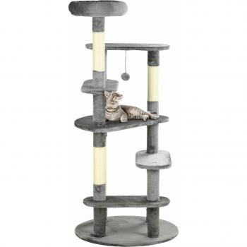 PawHut Arboreto Tiragraffi per Gatti con Cuscino 60x136 cm