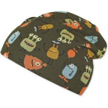 Bonnet d'hiver slouch vert foncé Sterntaler