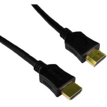Cables Direct 2m Male to Male HDMI Cable Type A Black