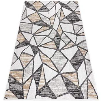 Alfombra Rústica de Sisal con Patrón Mosaico 22208