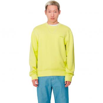 Felpa Carhartt Wip Arctica Lime Uomo Giallo S