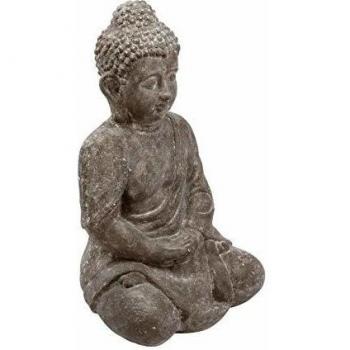 Sitzender Buddha aus Zement