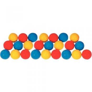Ensemble de 20 balles de tennis mousse diamètre 9 cm coloris assortis