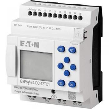 Eaton EASY-E4-DC-12TC1 Logic Module 8 In / 4 Out