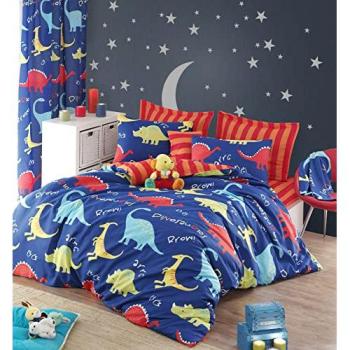 Kit lit bleu : housse de couette 220×240 cm, deux taies d’oreiller 60×60 cm (65 % coton / 35 % polyester)