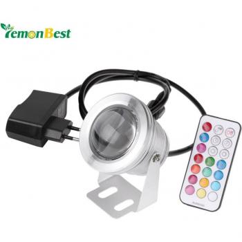 IP67 Waterproof RGB LED Pool Light 1000LM 10W with Timer