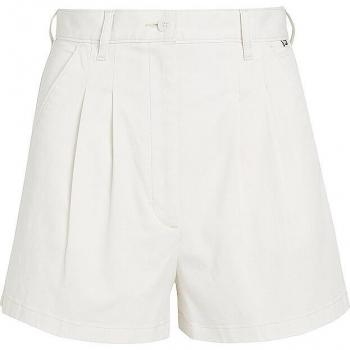 Shorts de Algodón Tommy Jeans DW0DW17775 para Mujer en Color Blanco