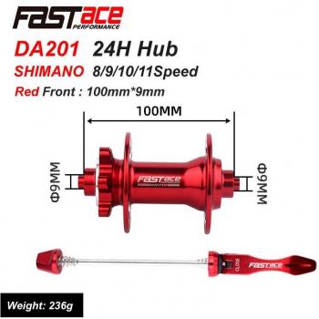 Buje DA201 Fastace para Montaña: Disco Sellado 28 Puntos