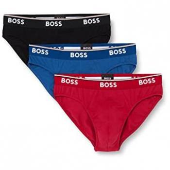 BOSS Slip blu scuro / rosso ciliegia / nero / bianco
