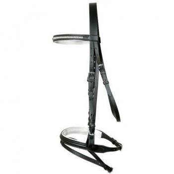 Bridon PFIFF avec frontal incrusté de petites pierres métalliques