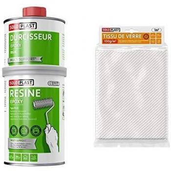 Resina R123 Soloplast – Kit Vaso + Tejido Roving 100 g/m²