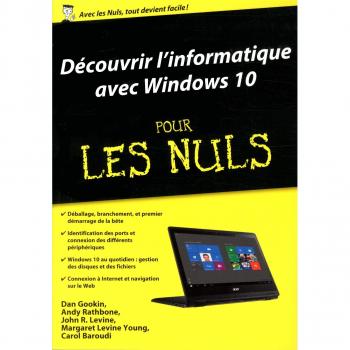 Découvrir l\'informatique avec Windows 10, mégapoche pour les Nuls