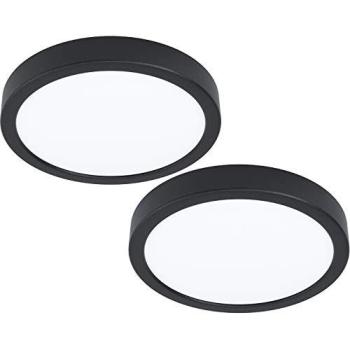 BlackGlow 2-Piece Surface-Mounted LED Lights – 210mm, 3000K