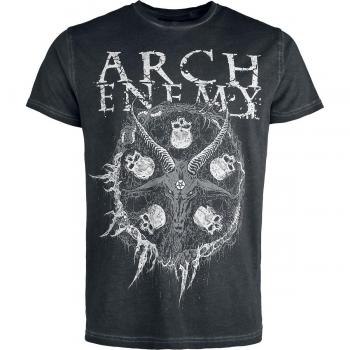 Arch Enemy Symbol Riddick Shirt – Herrenmode, Anthrazit, 3XL