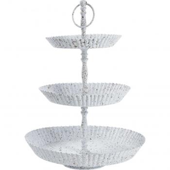 VEGA Deko-Etagere Abunya; 35x47 cm (ØxH); zeitlos in Braun und Anthrazit