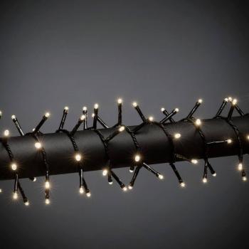 Konstsmide 3877-100 Micro LED Lichterkette Cluster, 600 warmweiße LEDs, netzbetrieben