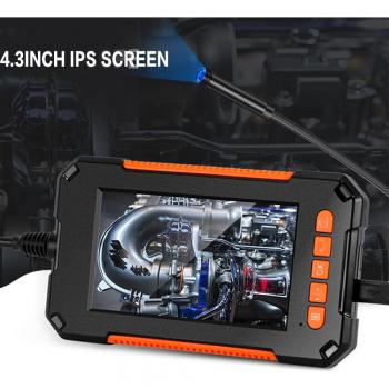 Caméra d'endoscope 4 pouces IPS 1080P HD 2m/5m/10m avec éclairage LED et carte de 32GB IP67