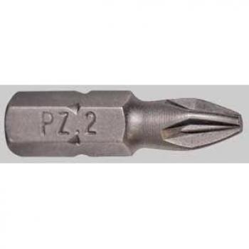 Insert PoziDriv 2×25 mm pour vis à empreinte – Paquet 10 pcs