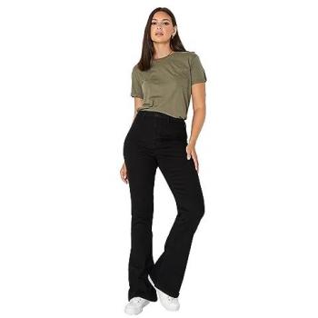 Jean évasé noir pour grandes tailles Long Tall Sally