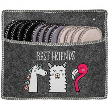 ONVAYA Gästepantoffel Llama, 6er Set