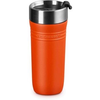 Le Creuset 350ml Hot & Cold Travel Cup – Orange Steel