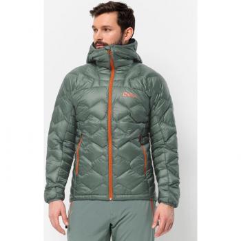 Jack Wolfskin Altpitze Down‑Hoody Herren (M) – Größe XXL, Grün