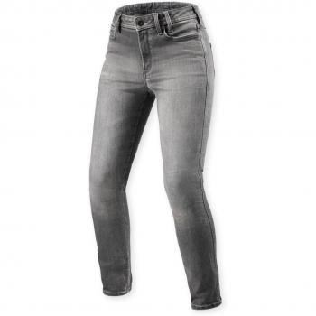 Jeans Donna Revit Shelby 3 L30 W29 Grigio Medio Usato