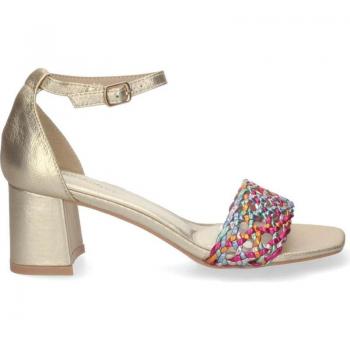 Sandalias de Fiesta PUNTOSALAO con Tacón Cómodo y Diseño Entrelazado