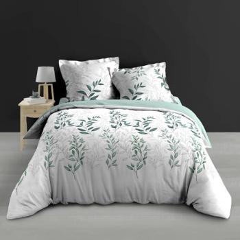 Parure lit Wendy 260 x 240 cm en percale coton 78 fils