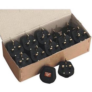 Sealey Heavy-Duty Resilient Plug 13Amp Pack of 20