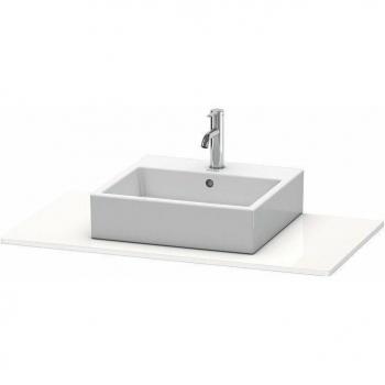 Console Duravit XSquare XS060E08585, 100x55 cm, finition brillante, découpe 2000
