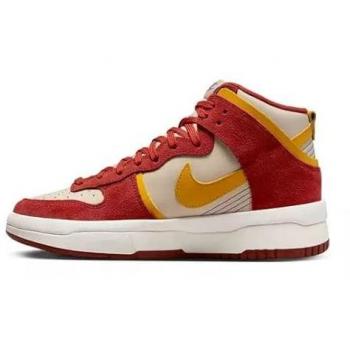 Nike Damen Sneakers Dunk High Up in Orange, Größe 41