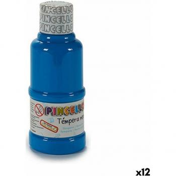 Gouache Neon Blå Färg 120 ml (12 förpackningar)