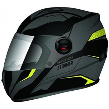 Stormer Swift Hexa Gelbgraue Mütze mit Integralhelm – XXL Edition