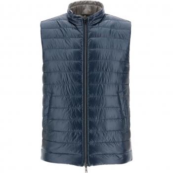 Herno Men's Blue Reversible Down Coat