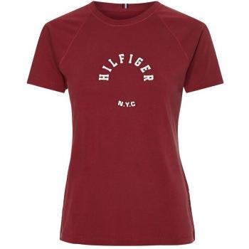 Tommy Hilfiger Vrouwen Shirt Rood Slim XL