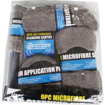 Kit de detailing para coche, 9 piezas