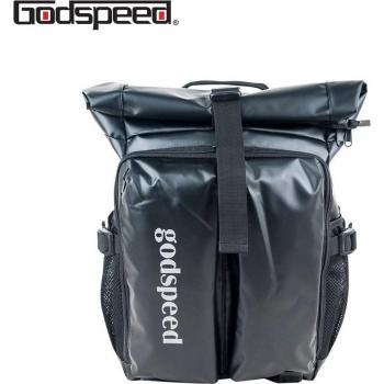 Mochila de Equipaje Godspeed: Impermeable, Unisex, Lona Expansible y Bolsillo Portátil Seguro